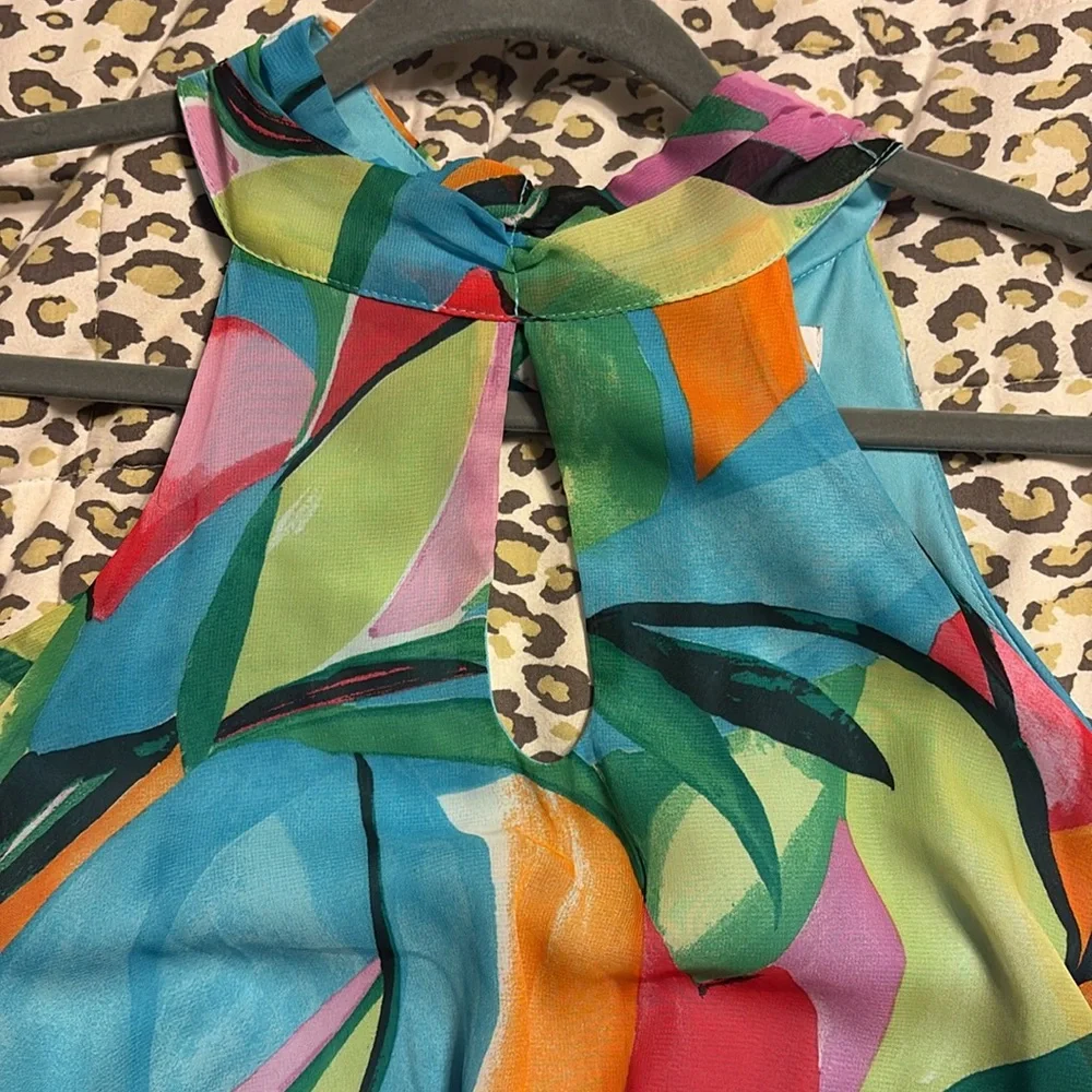 Nicole Miller Multicolor Maxi Dress - Picture 7 of 11